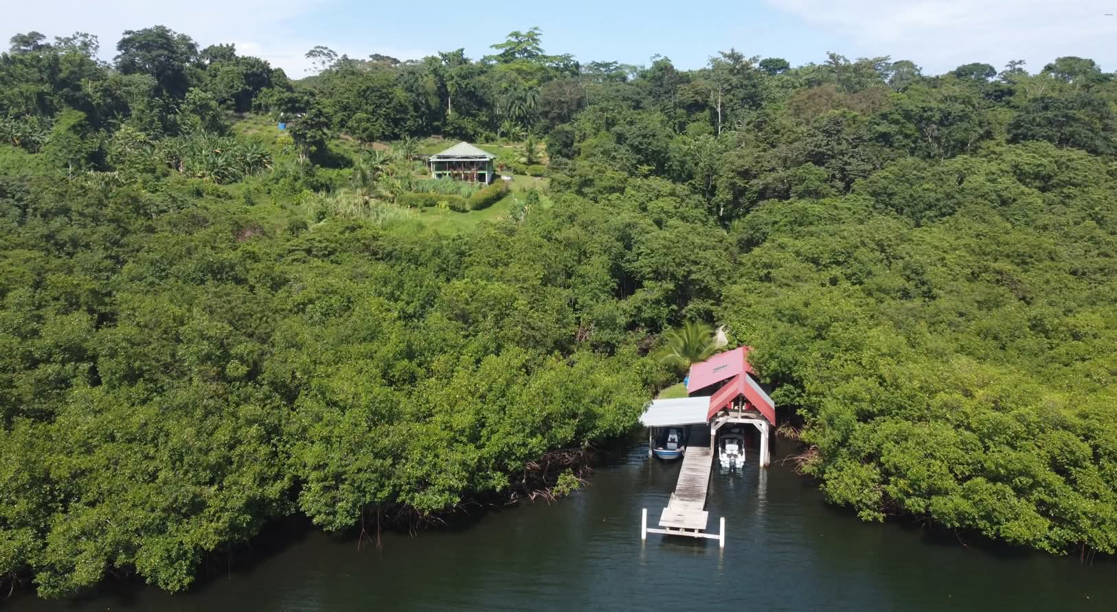 33-Acre Off-Grid Island in Bocas del Toro with Home & Dock