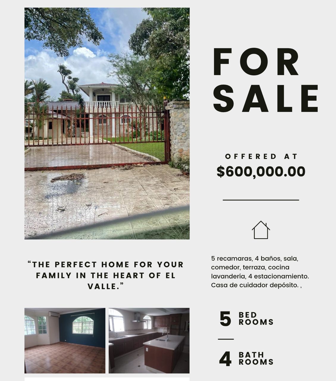 Valle de Antón 5BR Family Home – $600K