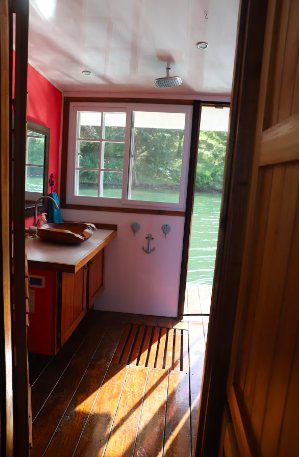 Floating 3-Bedroom Home for Sale | Off-Grid Houseboat