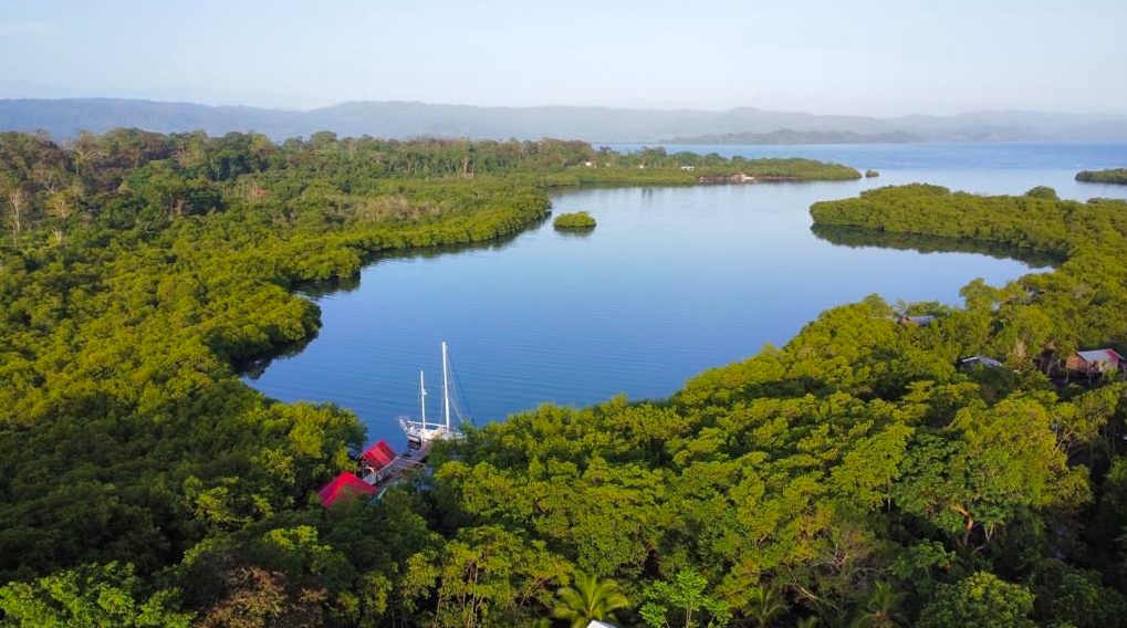 33-Acre Off-Grid Island in Bocas del Toro with Home & Dock