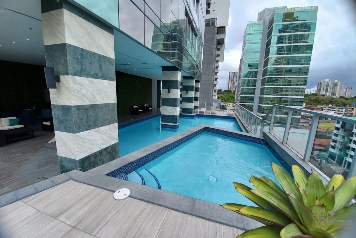 Jade Tower - Double Height Apartment in San Francisco, Panama