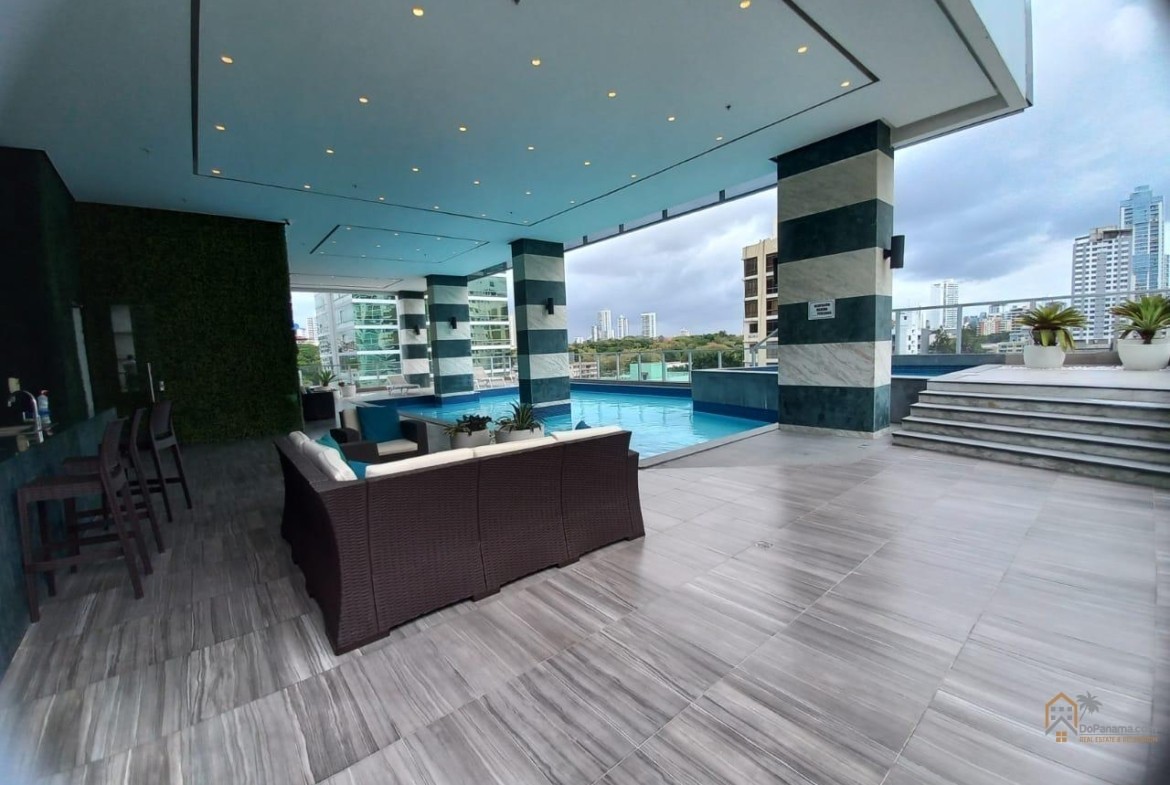 Jade Tower - Double Height Apartment in San Francisco, Panama